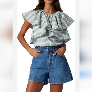 Joie Lennon Tiered Ruffle Shirt